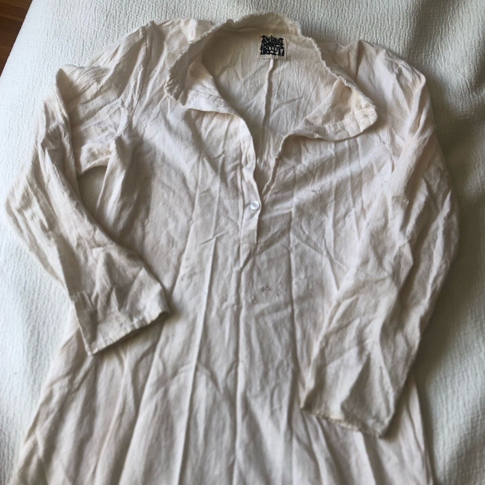 OOAK Totally Blown distressed tunic dress